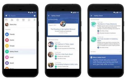 Facebook Bikin Fitur Khusus untuk Cek Korban Bencana