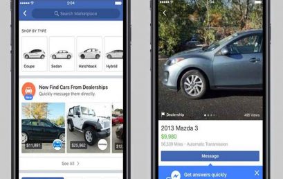 Kini Facebook Punya Layanan Jual Beli Mobil