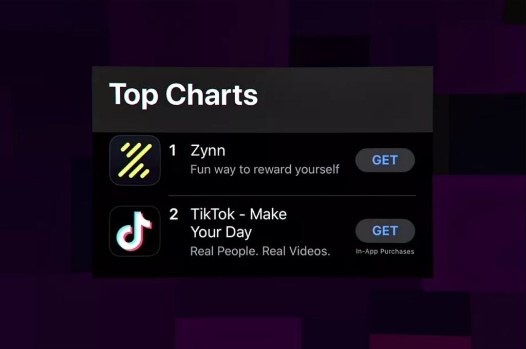 Zynn, Pesaing TikTok Rajai Google Play Store