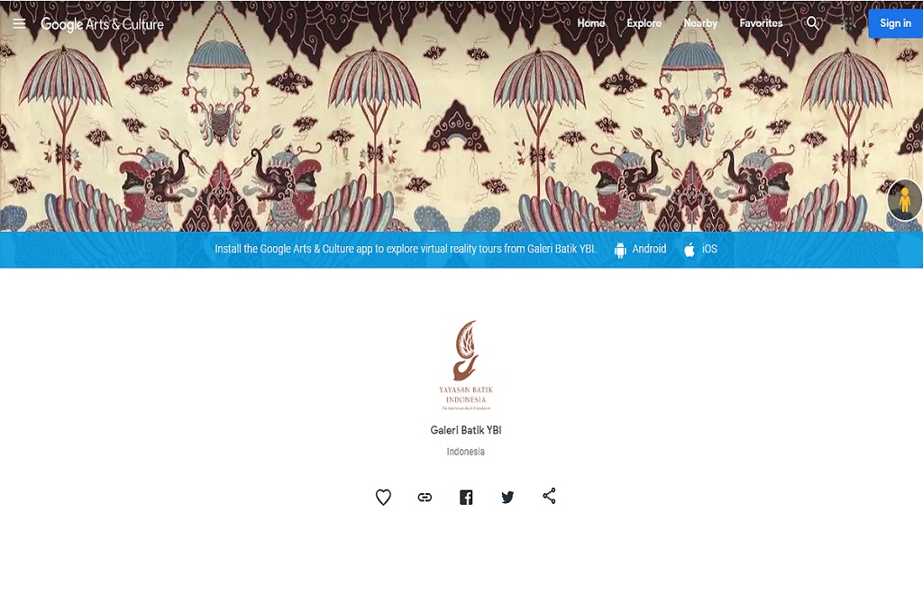 Google Arts and Culture Turut Rayakan Hari Batik Nasional